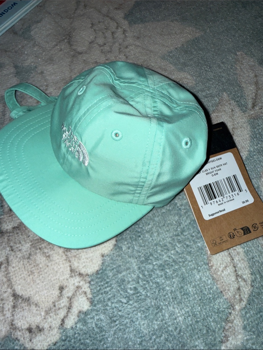 The North Face Kids Mint Baseball Cap